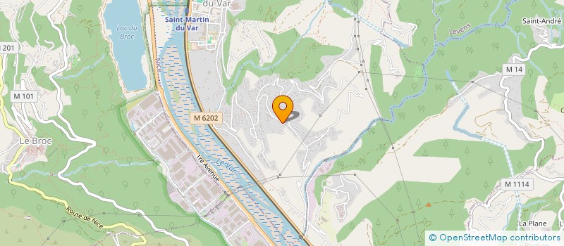 localisation de l'entreprise DS CARRELAGES.PACA  SAINT-MARTIN-DU-VAR