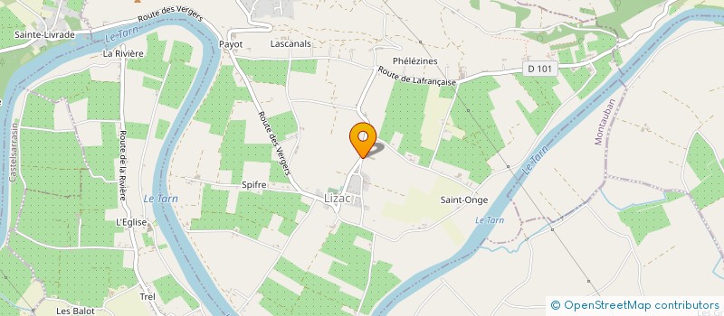 localisation de l'entreprise DS CHEMINEE à LIZAC