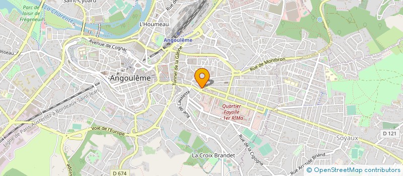 localisation de l'entreprise DS-CLEAN(SOCIETE DE NETTOYGE) à ANGOULEME