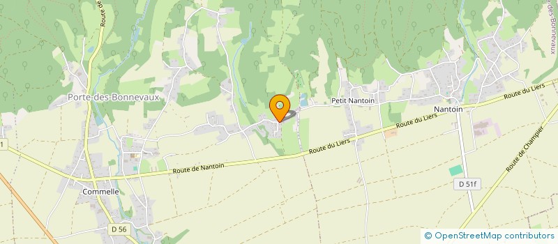 localisation de l'entreprise DS CLIMATISATION CHAUFFAGE PLOMBERIE  PORTE-DES-BONNEVAUX