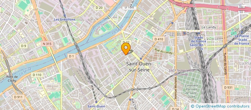 localisation de l'entreprise DS & CO  SAINT-OUEN-SUR-SEINE