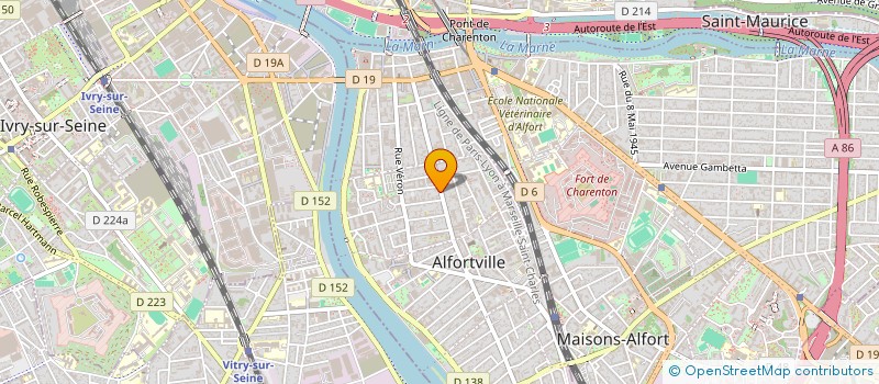 localisation de l'entreprise DS & COIFF à ALFORTVILLE