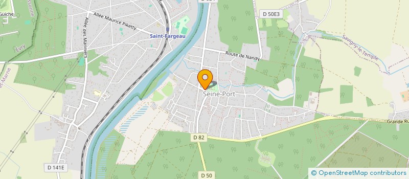 localisation de l'entreprise DS COIFFURE  SEINE-PORT