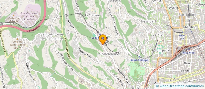 localisation de l'entreprise DS COIFFURE à NICE