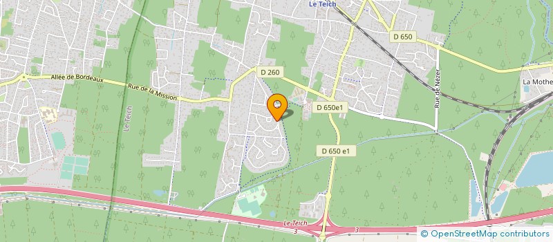 localisation de l'entreprise DS COIFFURE IMMOBILIER  LE TEICH