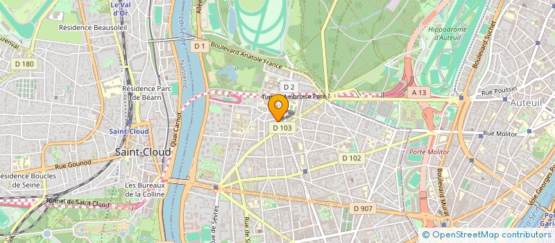 localisation de l'entreprise DS COMMUNICATION à BOULOGNE-BILLANCOURT