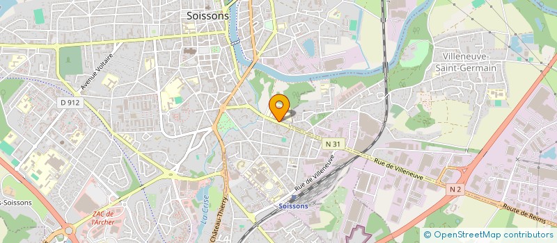 localisation de l'entreprise DS COMPAGNIE  SOISSONS