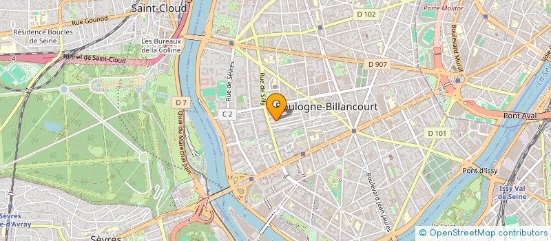 localisation de l'entreprise DS COMPANY à BOULOGNE-BILLANCOURT