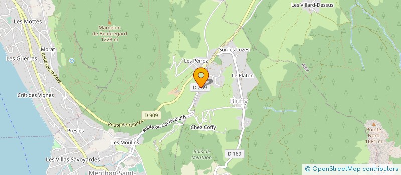 localisation de l'entreprise DS CONCEPT  BLUFFY