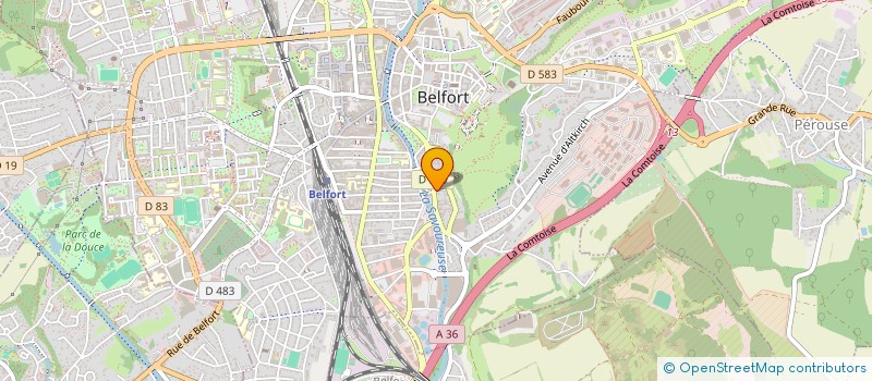 localisation de l'entreprise DS CONNECT  BELFORT