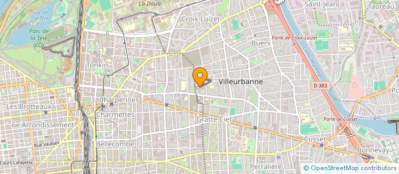 localisation de l'entreprise DS CONSEIL  VILLEURBANNE