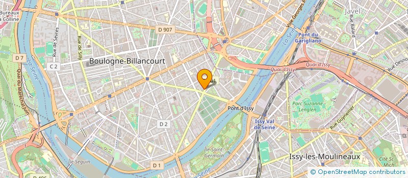 localisation de l'entreprise DS CONSEILS  BOULOGNE-BILLANCOURT