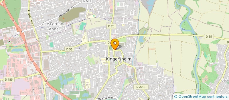 localisation de l'entreprise DS   CONSEILS ET STRATEGIE  KINGERSHEIM