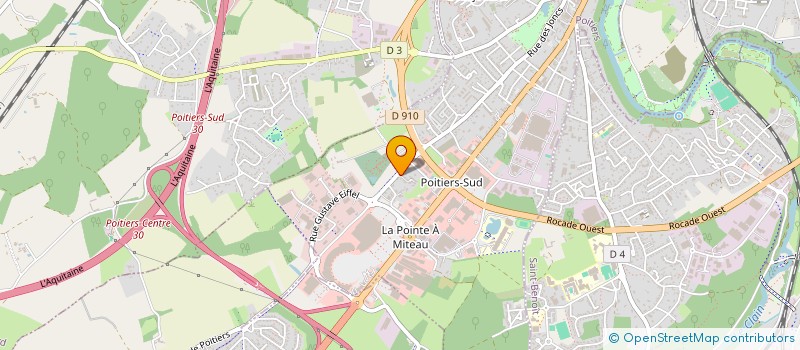 localisation de l'entreprise DS CONSTRUCTION à POITIERS
