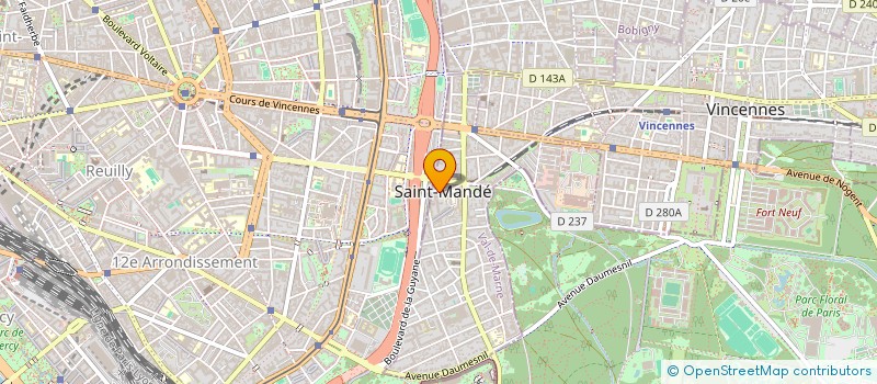 localisation de l'entreprise DS CONSULT à SAINT-MANDE
