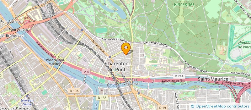 localisation de l'entreprise DS CONSULTING à CHARENTON-LE-PONT