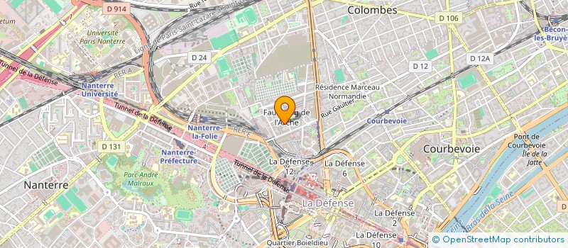 localisation de l'entreprise DS CONSULTING  COURBEVOIE