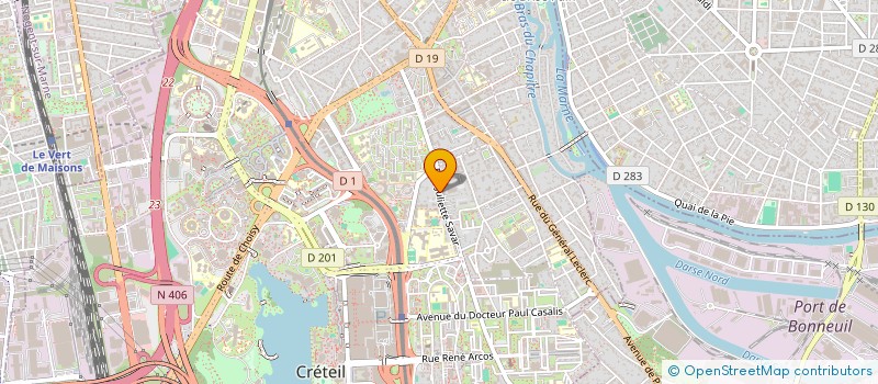 localisation de l'entreprise DS CONSULTING à CRETEIL