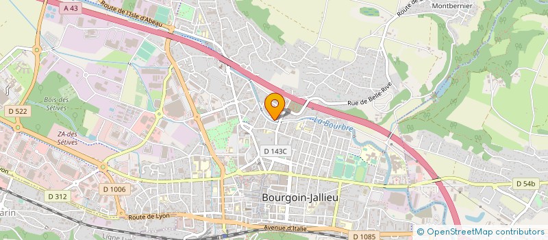 localisation de l'entreprise DS CONSULTING - DOCUMENT SOLUTION CONSULTING à BOURGOIN-JALLIEU