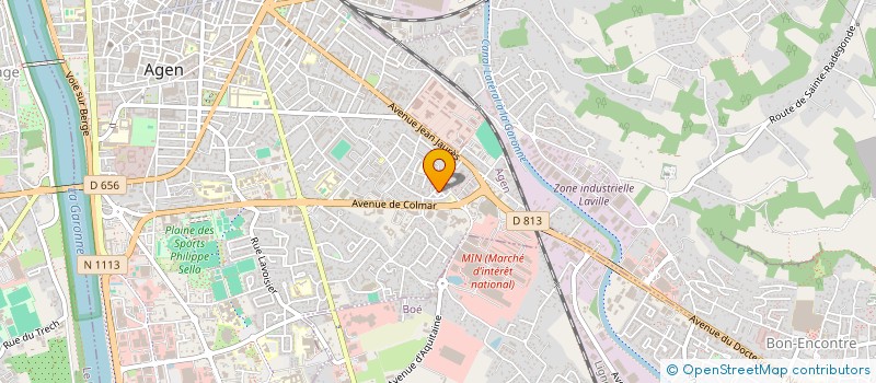 localisation de l'entreprise DS CONTRUCTION à AGEN