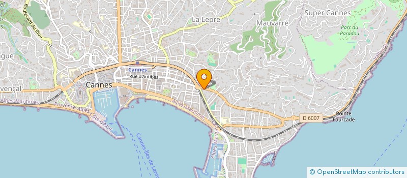 localisation de l'entreprise DS COUTURE à CANNES