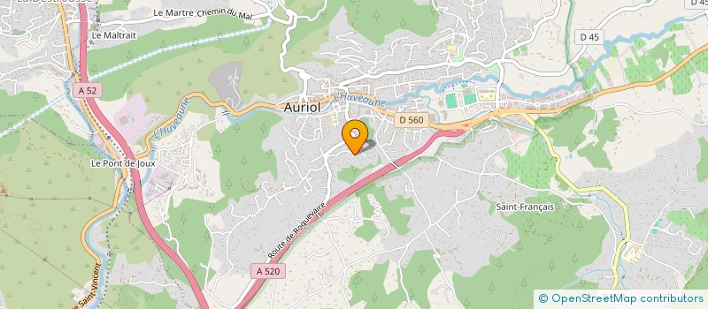 localisation de l'entreprise DS & D COMPOSITES  AURIOL