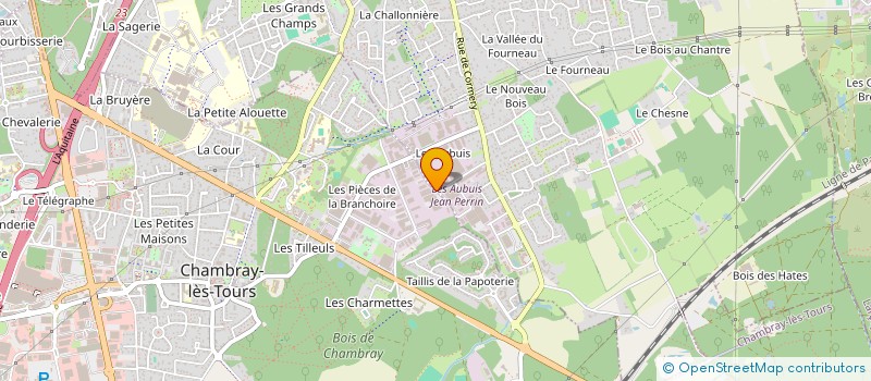 localisation de l'entreprise DS DECOR à CHAMBRAY-LES-TOURS