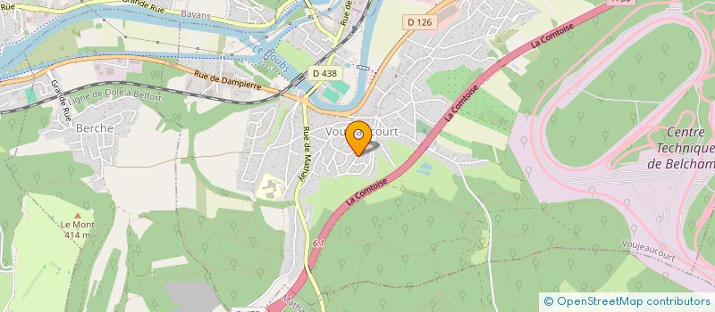 localisation de l'entreprise DS&DG  VOUJEAUCOURT