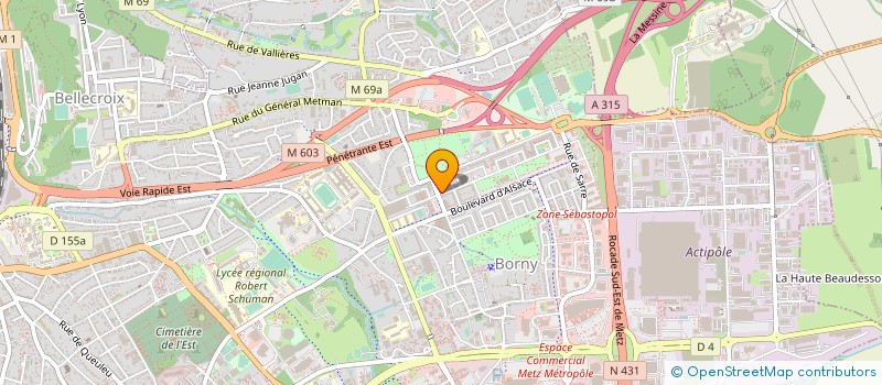 localisation de l'entreprise DS DIAG  METZ