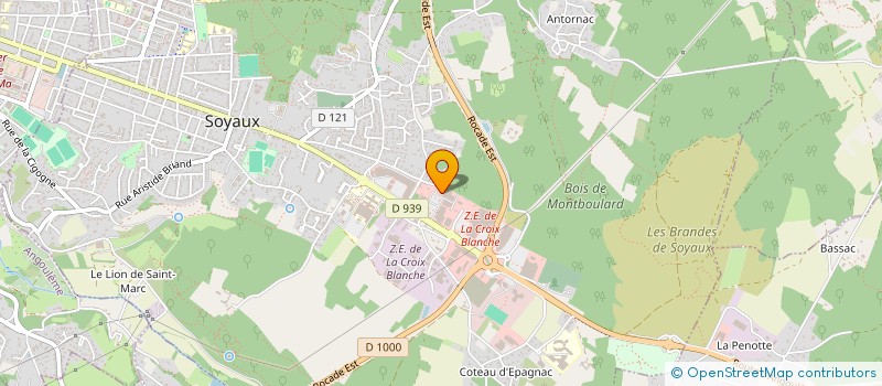 localisation de l'entreprise DS DISTRIBUTION à SOYAUX