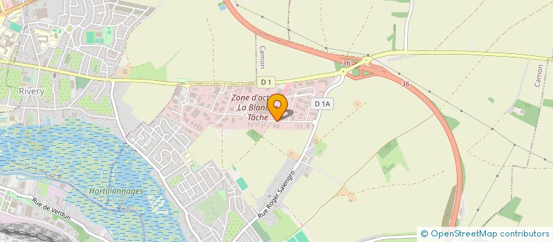 localisation de l'entreprise DS DURY  CAMON