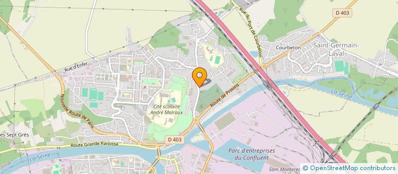 localisation de l'entreprise DS ELECTRIC  MONTEREAU FAULT YONNE