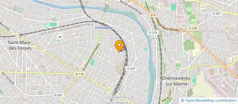 localisation de l'entreprise DS ELJU à SAINT-MAUR-DES-FOSSES