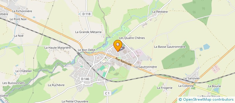 localisation de l'entreprise DS ENERGIE à SEVREMOINE