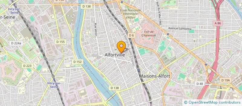 localisation de l'entreprise DS ENERGIE à ALFORTVILLE