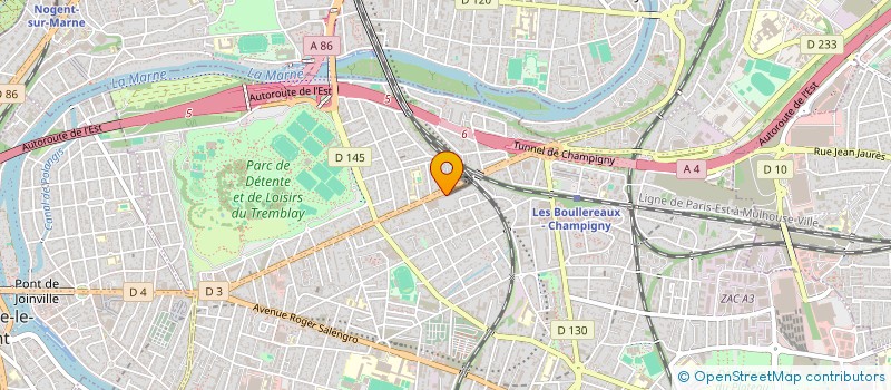 localisation de l'entreprise DS ENERGY à CHAMPIGNY-SUR-MARNE