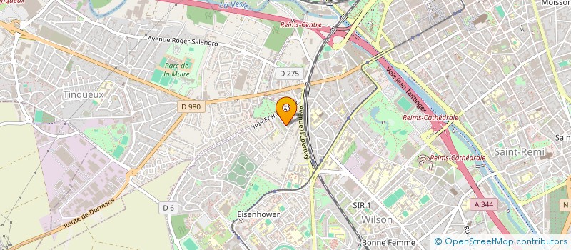 localisation de l'entreprise DS ETANCHE  REIMS