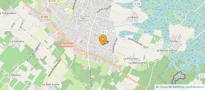 localisation de l'entreprise DS EVENEMENTIELLE  SAINT-PIERRE-D OLERON