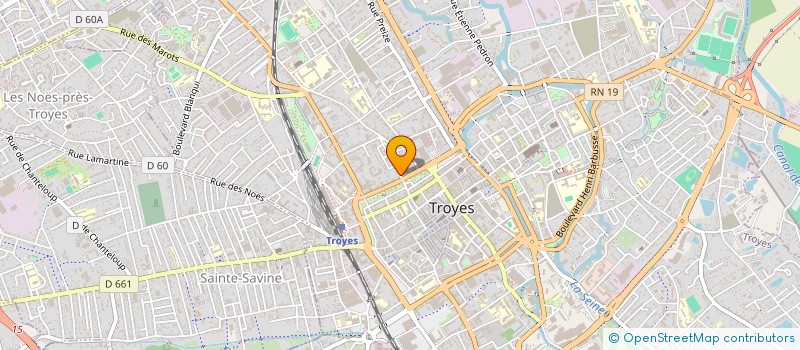 localisation de l'entreprise DS FINANCES à TROYES