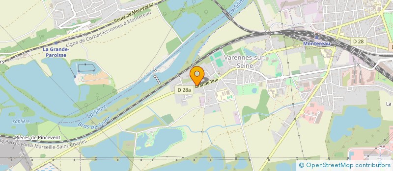 localisation de l'entreprise DS FOOD  VARENNES-SUR-SEINE