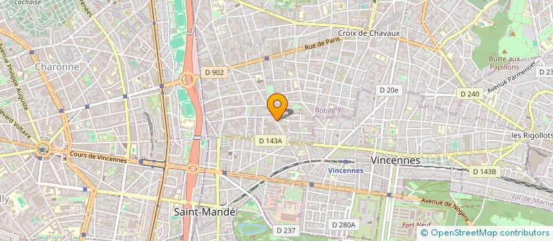 localisation de l'entreprise DS FORMATION à MONTREUIL