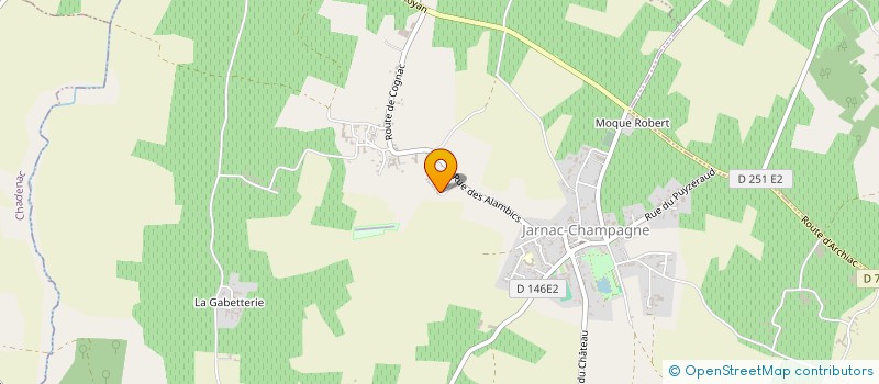 localisation de l'entreprise DS FORMATION PREVENTION  JARNAC-CHAMPAGNE