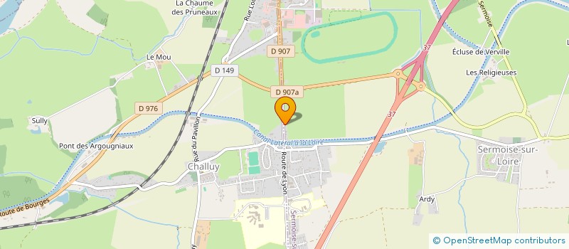 localisation de l'entreprise DS FUNERAL CONCEPT  SERMOISE-SUR-LOIRE