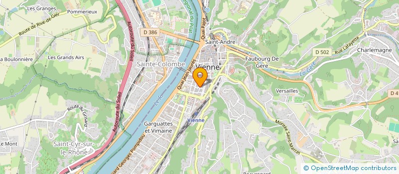 localisation de l'entreprise DS GABILOR à VIENNE