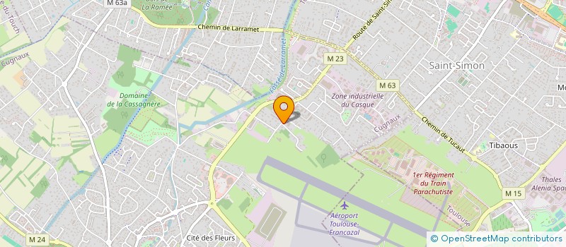 localisation de l'entreprise DS GAYLARD  CUGNAUX