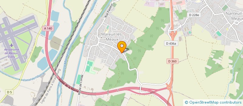 localisation de l'entreprise DS GLACE à MAREUIL-LES-MEAUX