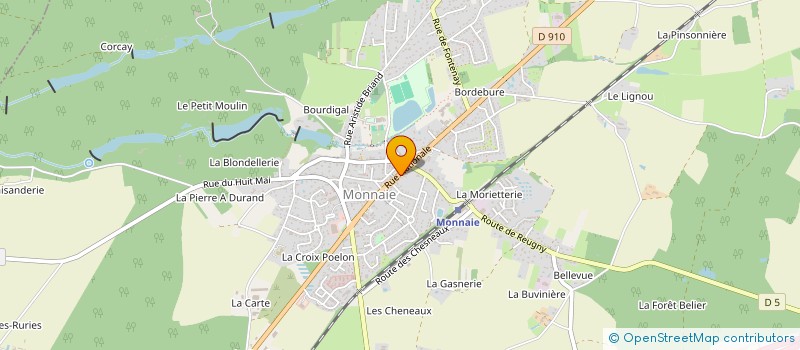 localisation de l'entreprise DS GMS  MONNAIE