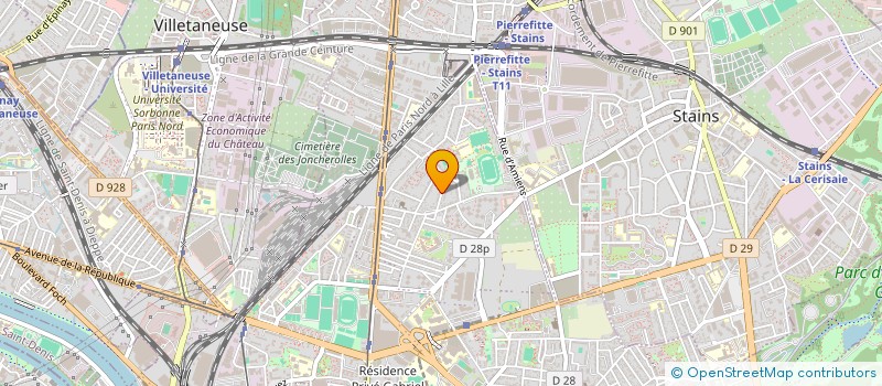 localisation de l'entreprise DS HABITAT à PIERREFITTE-SUR-SEINE