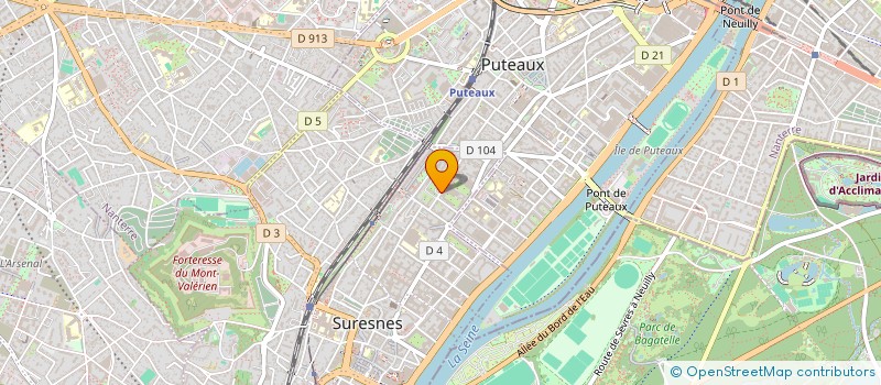localisation de l'entreprise DS HOLDING à SURESNES