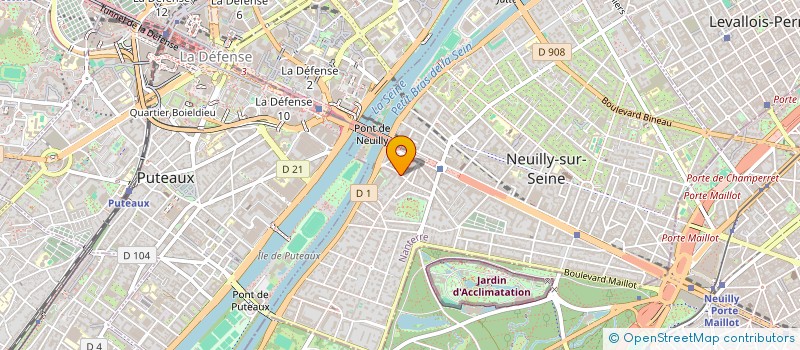 localisation de l'entreprise DS HOLDING à NEUILLY-SUR-SEINE
